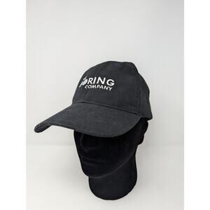 The Boring Company Hat Mens Black Adjustable Back Emboroidered Logo Elon Musk